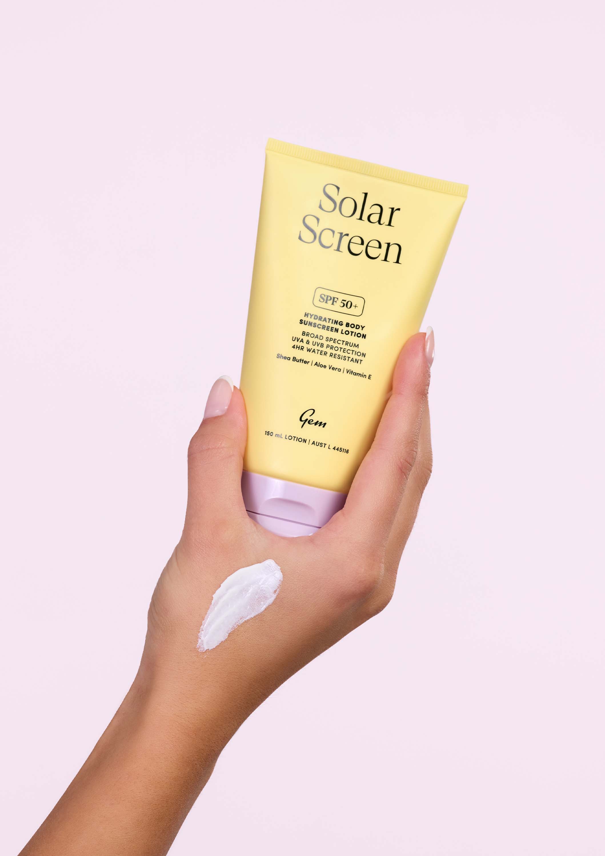 Solar Screen SPF 50+ Hydrating Body Sunscreen Lotion 150mL - Image 11
