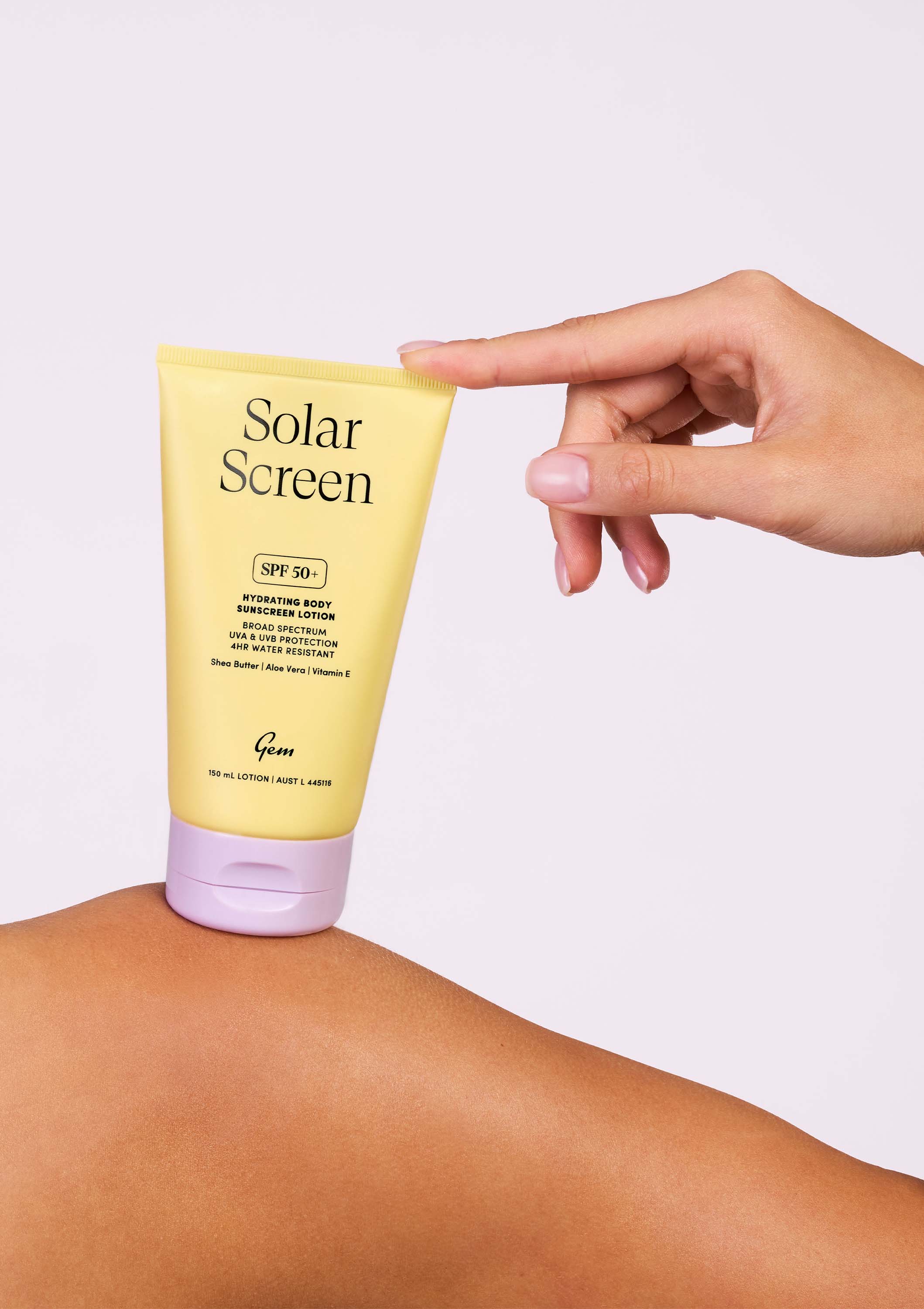 Solar Screen SPF 50+ Hydrating Body Sunscreen Lotion 150mL - Image 12