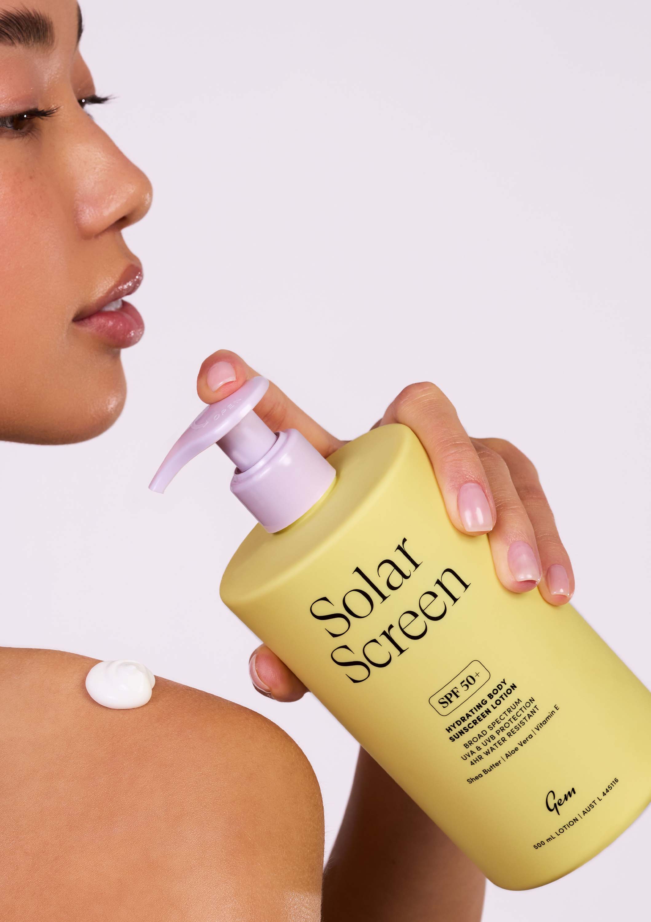 Solar Screen SPF 50+ Hydrating Body Sunscreen Lotion 500mL - Image 11