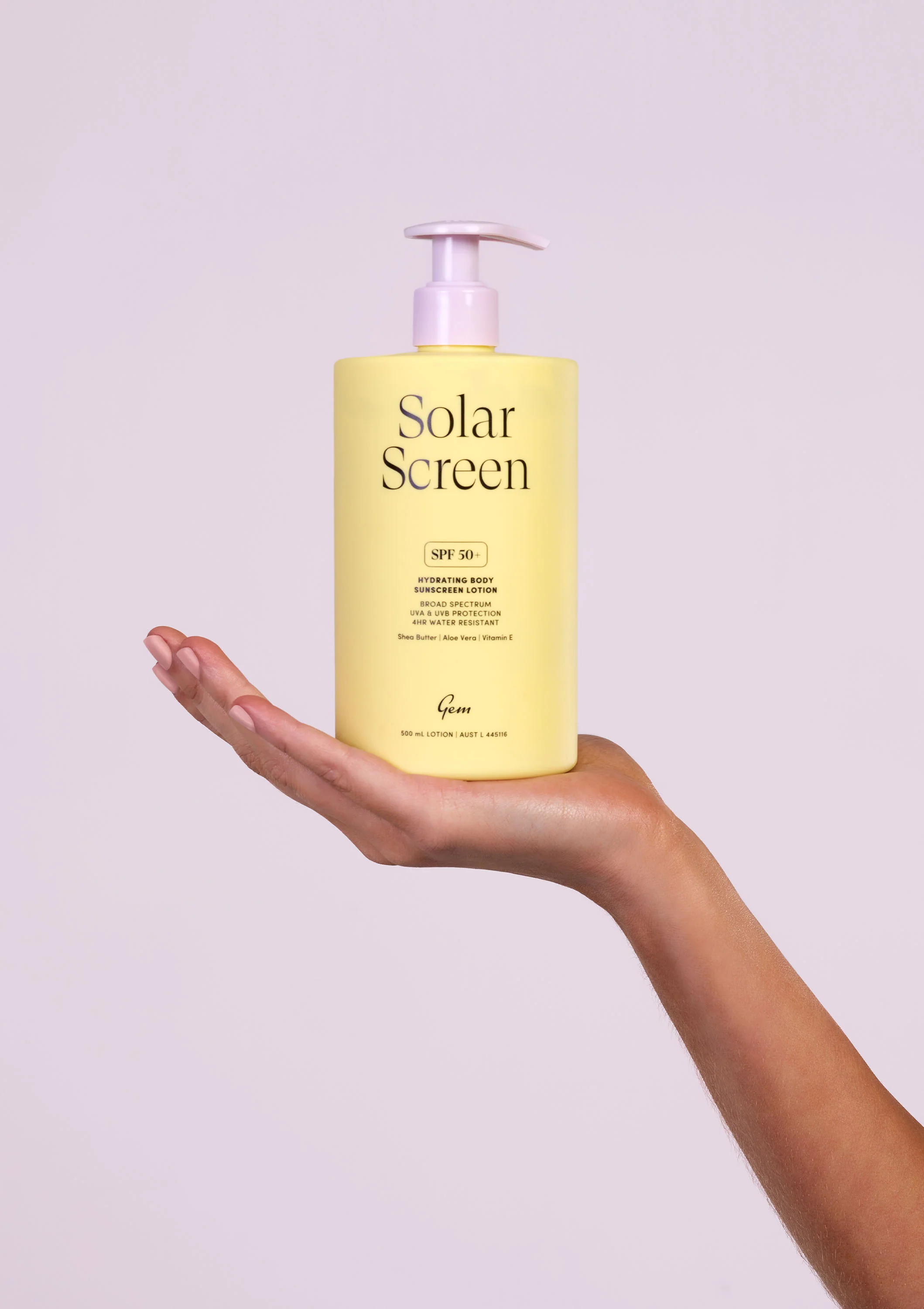 Solar Screen SPF 50+ Hydrating Body Sunscreen Lotion 500mL - Image 4