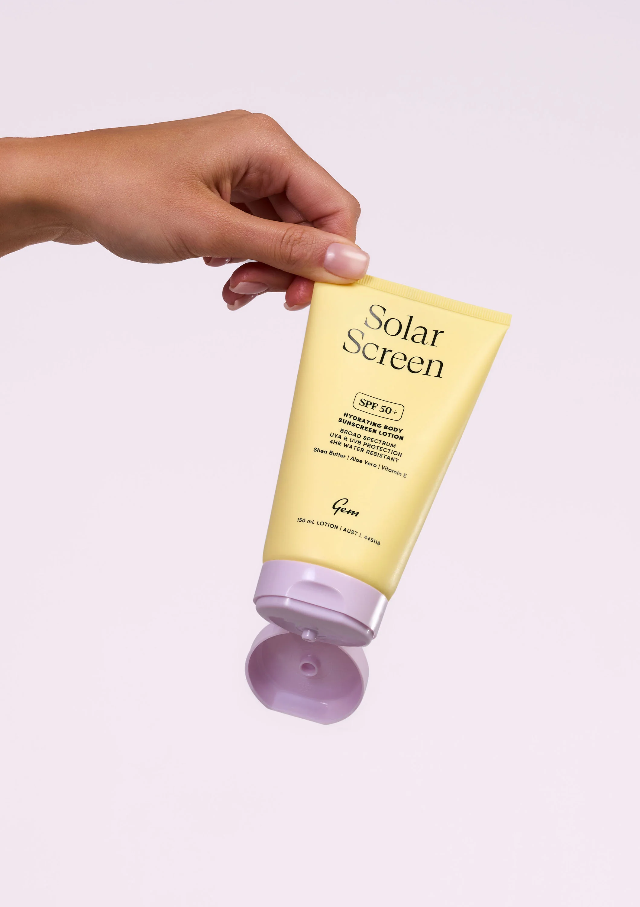 Solar Screen SPF 50+ Hydrating Body Sunscreen Lotion 150mL - Image 3