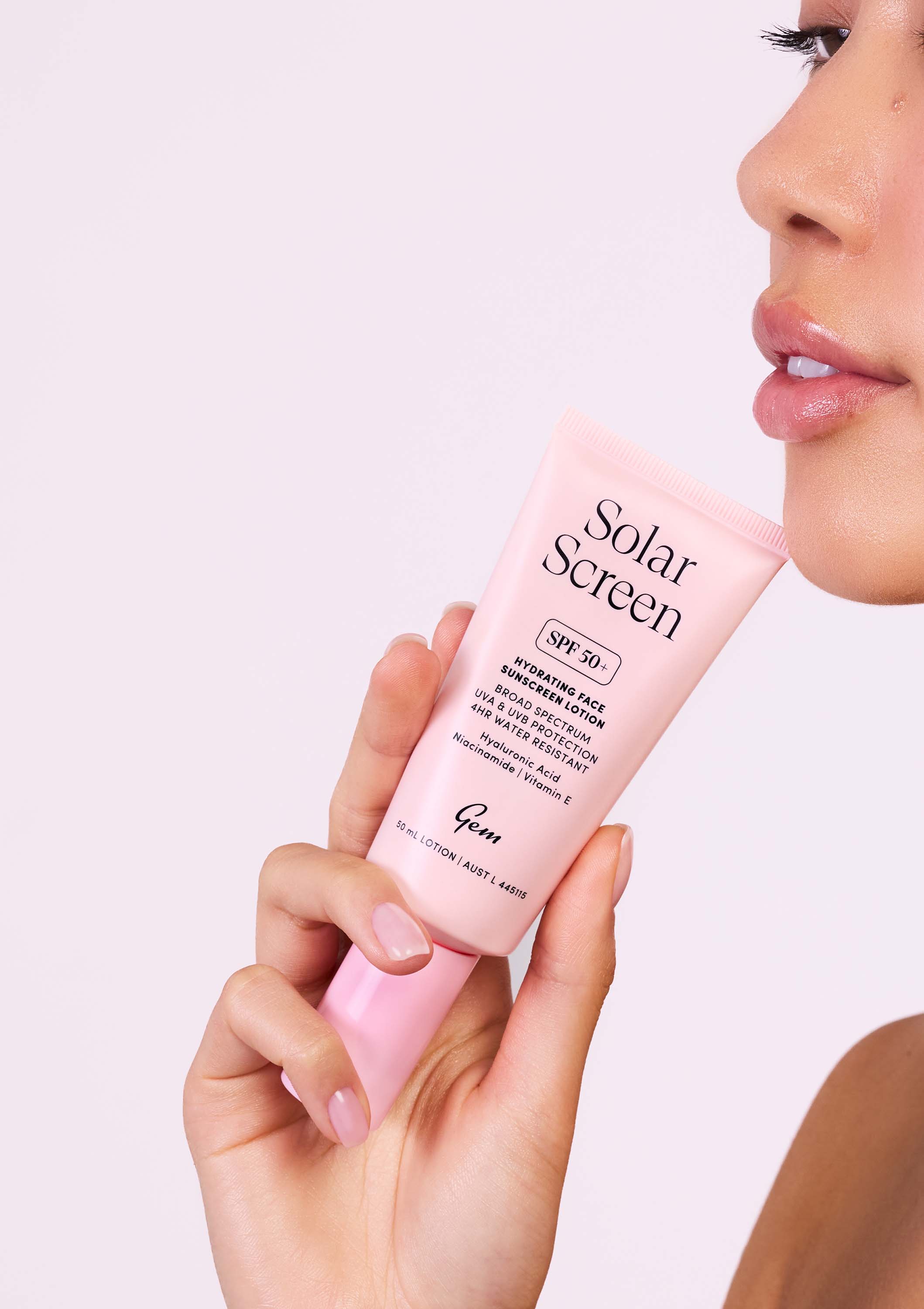 Solar Screen SPF 50+ Hydrating Face Sunscreen Lotion - Image 11