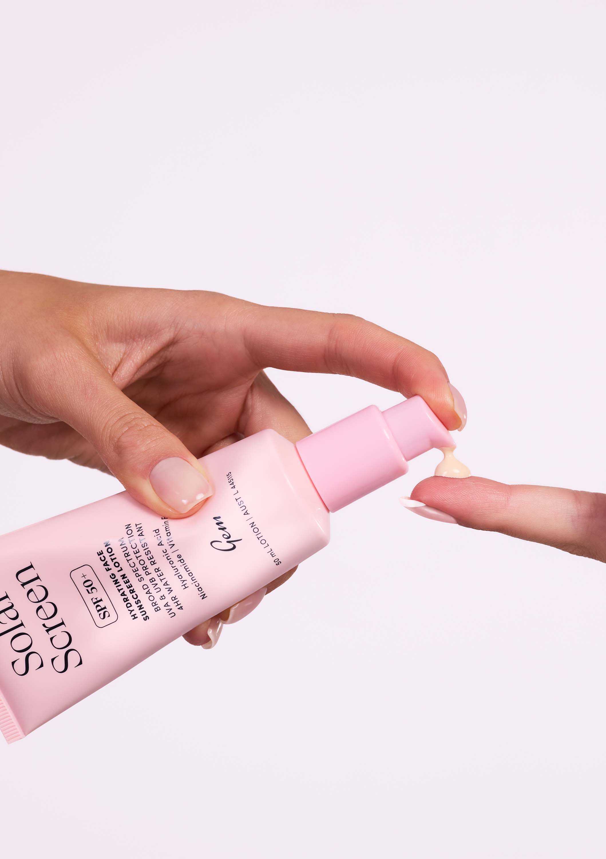 Solar Screen SPF 50+ Hydrating Face Sunscreen Lotion - Image 6