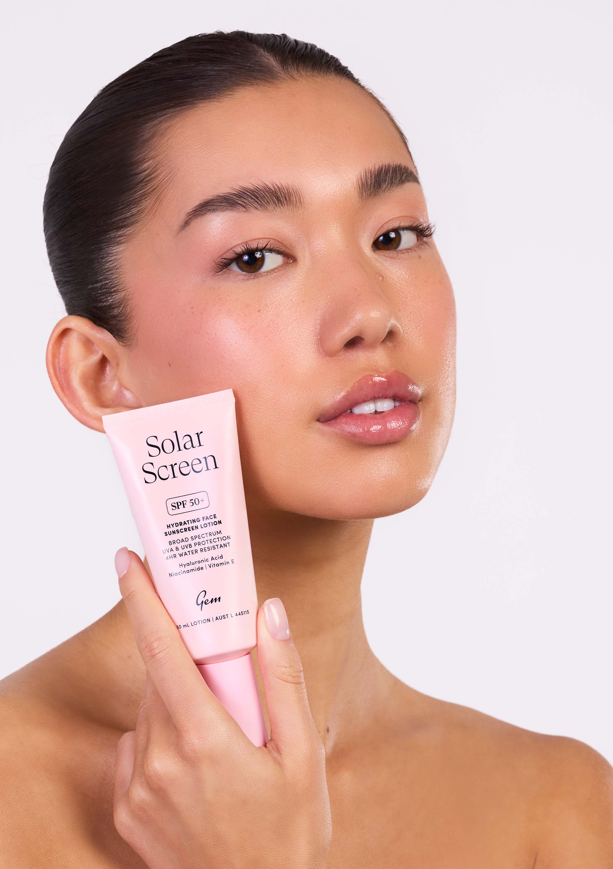 Solar Screen SPF 50+ Hydrating Face Sunscreen Lotion - Image 9