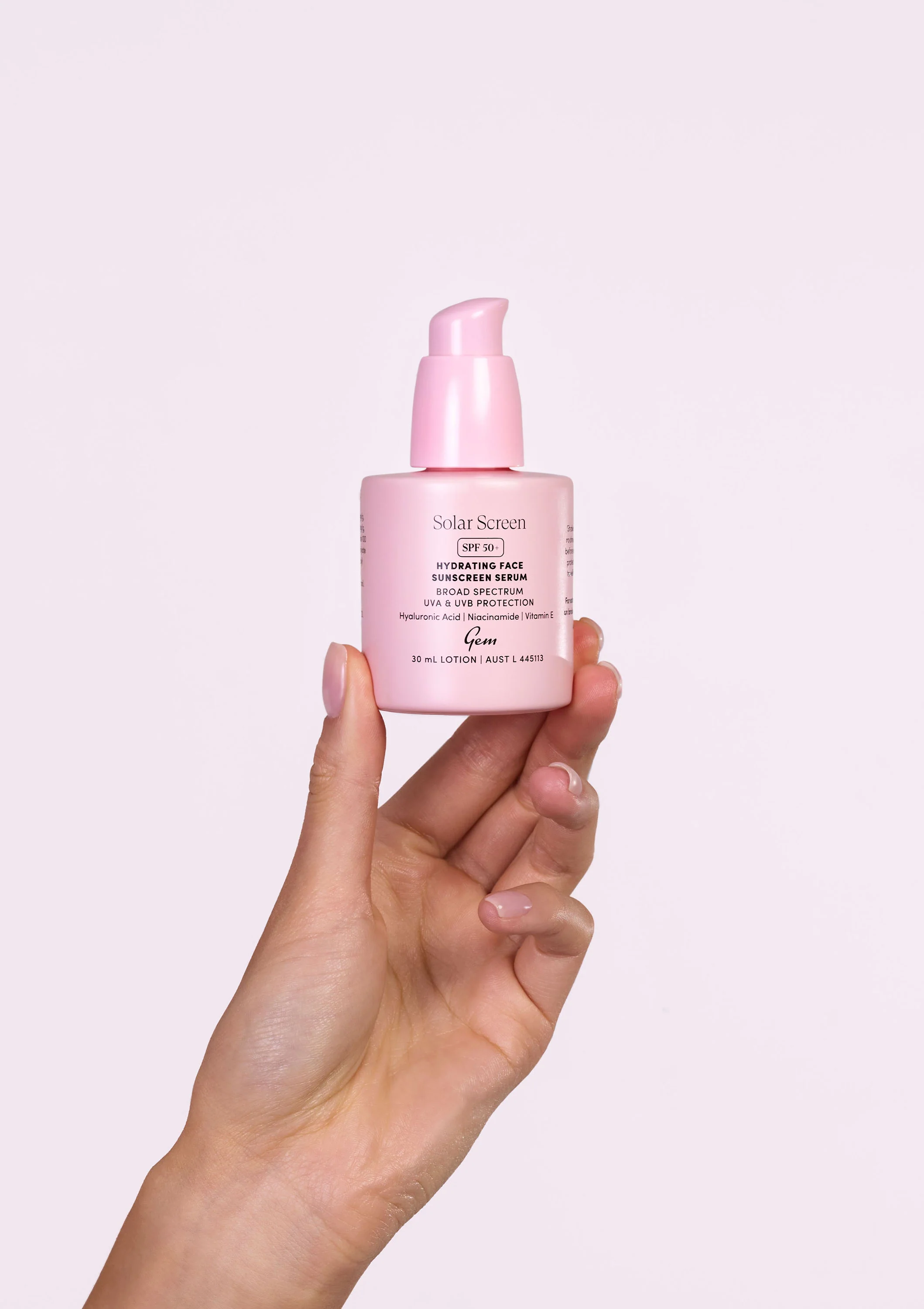 Solar Screen SPF 50+ Hydrating Face Sunscreen Serum - Image 5