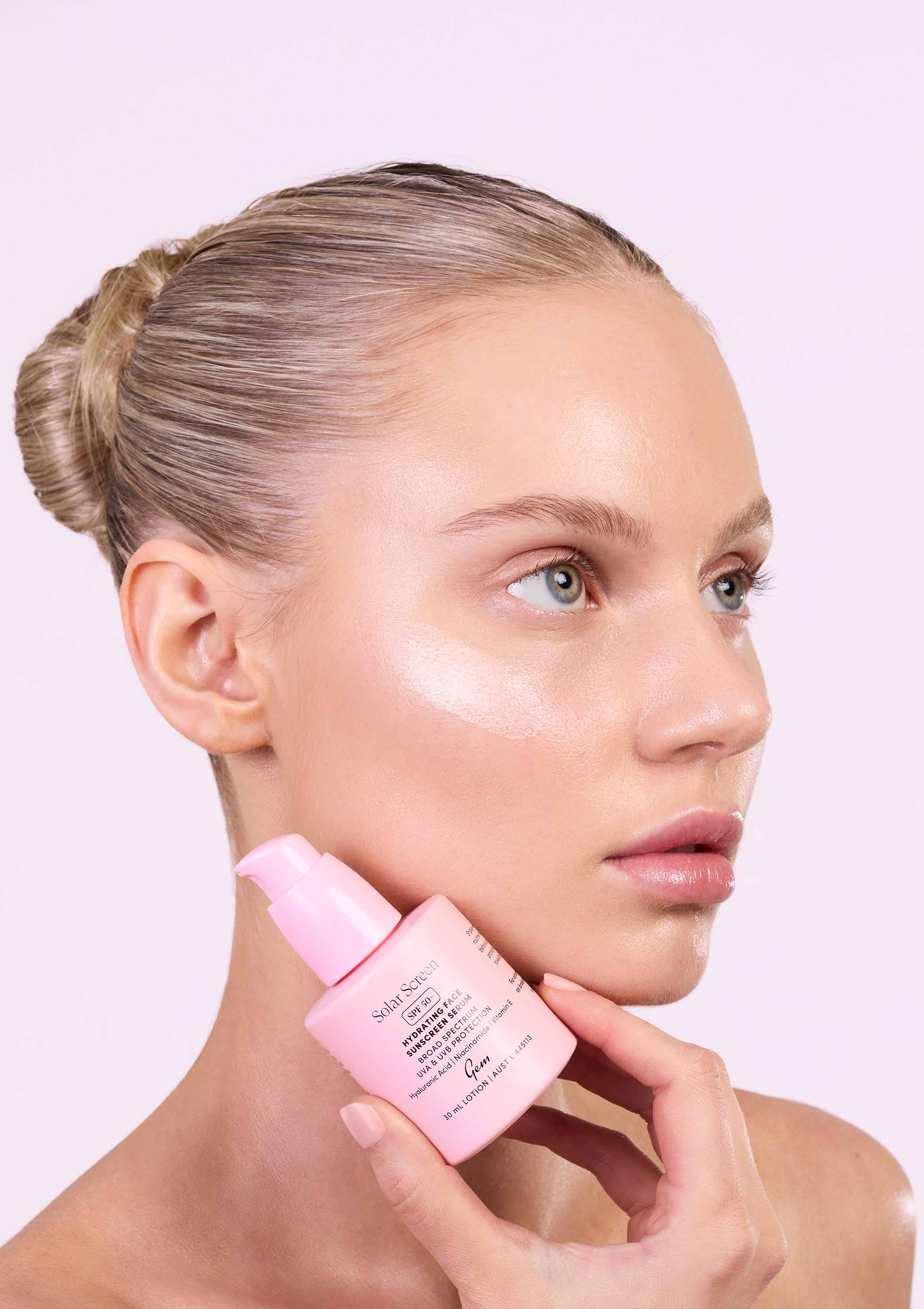 Solar Screen SPF 50+ Hydrating Face Sunscreen Serum - Image 6