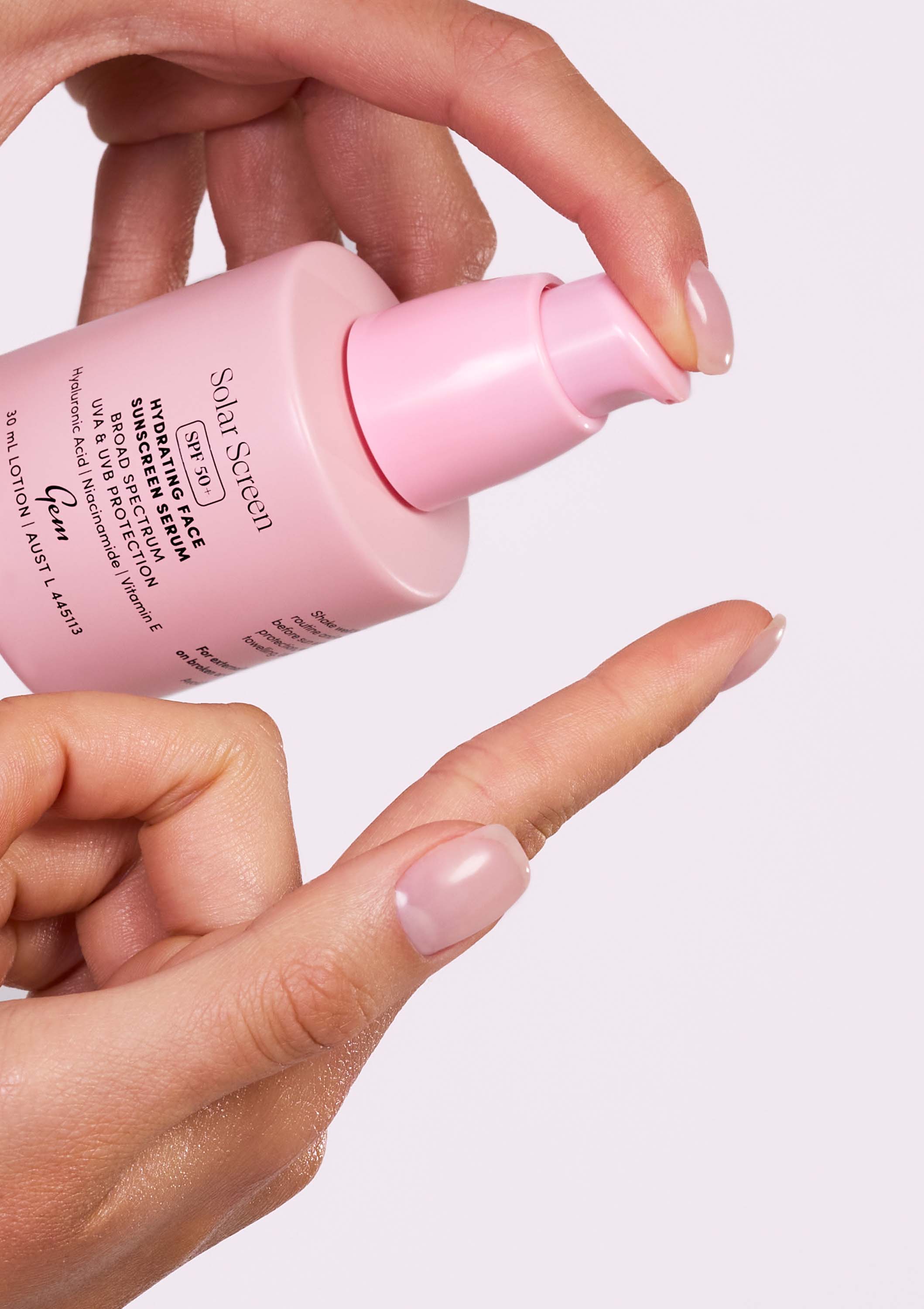 Solar Screen SPF 50+ Hydrating Face Sunscreen Serum - Image 7