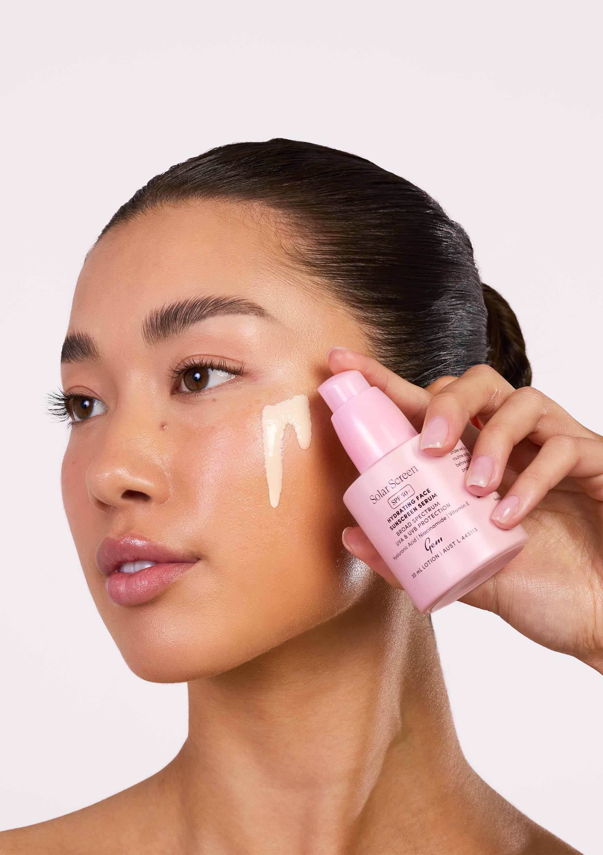 Solar Screen SPF 50+ Hydrating Face Sunscreen Serum - Image 8